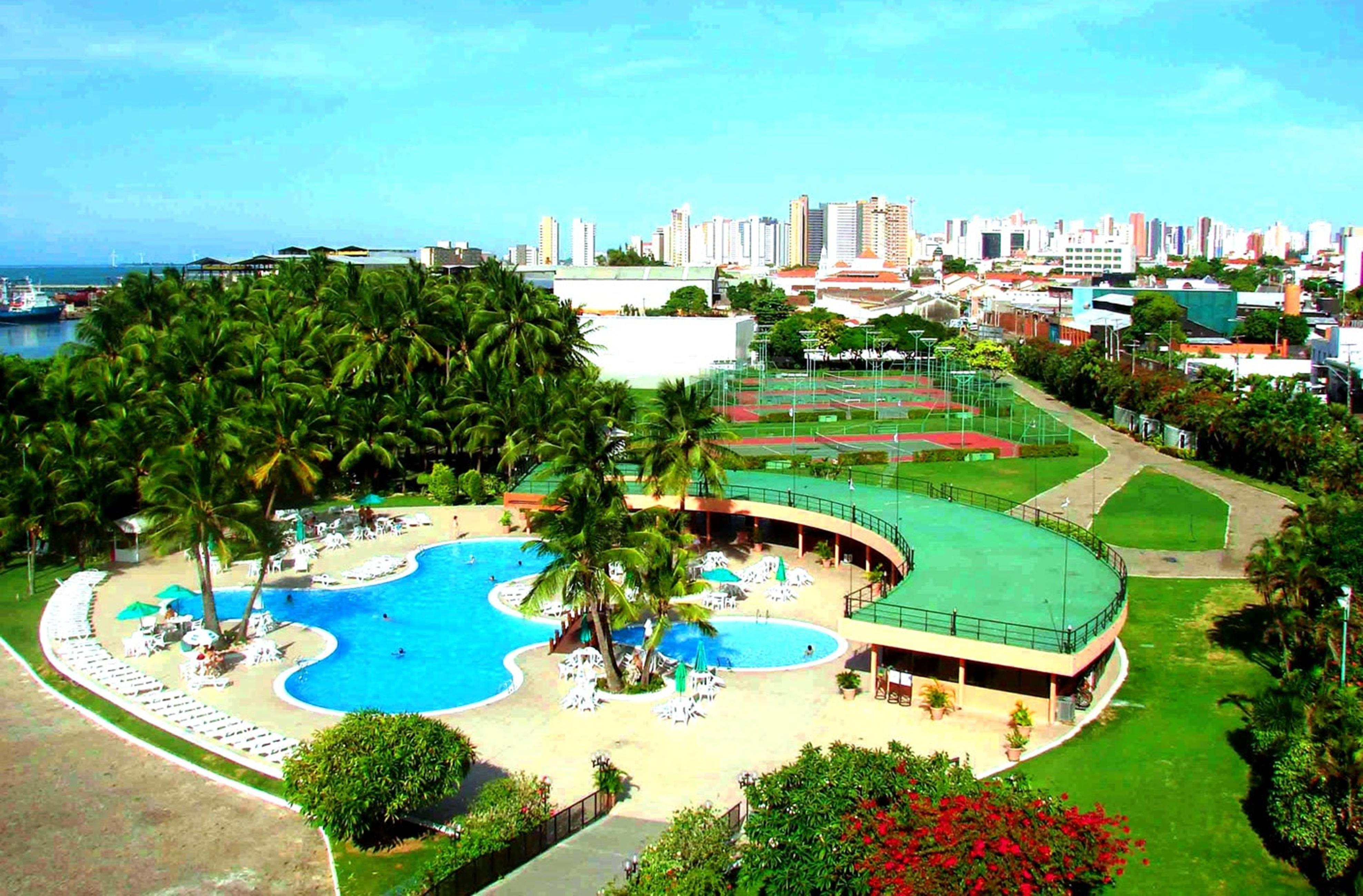 Marina Park Hotel Fortaleza  Exteriér fotografie Aerial view of the hotel